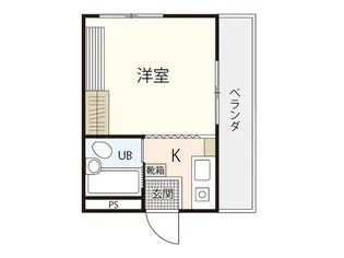 ライフプラス南観音2【3階】の間取り