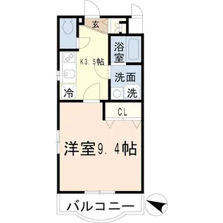 キャメロット【1階】の間取り