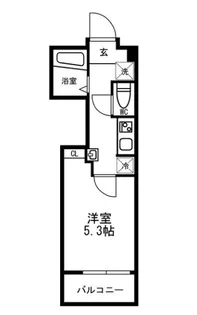 メゾン・ド・ソレイユ三ノ輪【1階】の間取り
