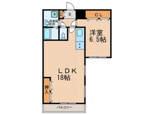 ニューライフ大手前三番館【7階】の間取り