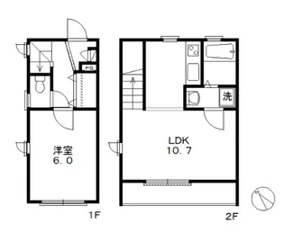 ヒッグス泉【1階】の間取り