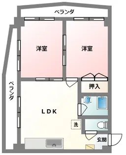 T stage 1【6階】の間取り