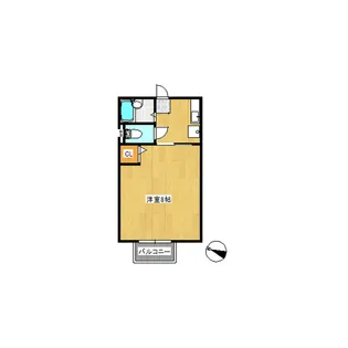 ライツェント久世【1階】の間取り