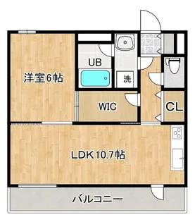 ブレイン坂下【1階】の間取り