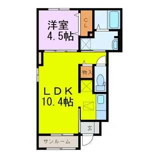 ジェントリー【1階】の間取り