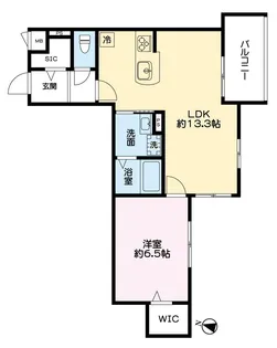 CASA DEO【3階】の間取り