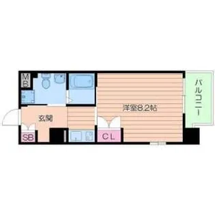 ORANGE T・SIDE(オレンジティーサイド)【8階】の間取り