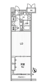 六本木デュープレックスエムズ【4階】の間取り