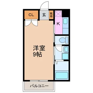 モルゲンレーテ【3階】の間取り