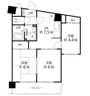 T’s garden蕨II【3階】の間取り