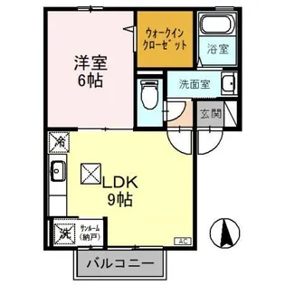リビングタウン御経塚【1階】の間取り