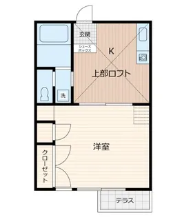 エスペランサ黒砂【1階】の間取り