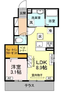 レモンアイ【1階】の間取り