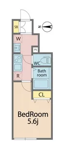 ミハス馬込【1階】の間取り