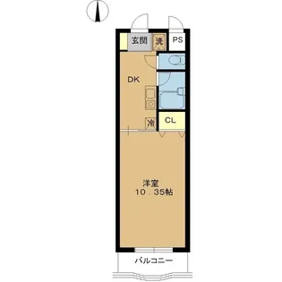 モンシャトー【3階】の間取り