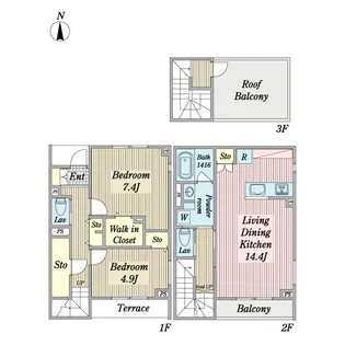 ペルルの間取り