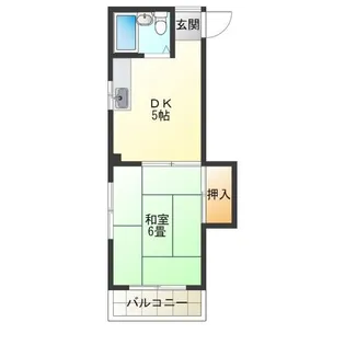 シャトー中平【3階】の間取り