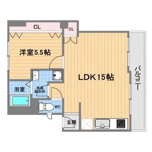 第一松並ハイツ【1階】の間取り