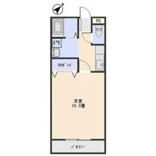 マンションTENDO【2階】の間取り