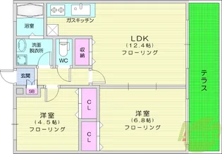 エントピア【2階】の間取り