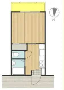 シティマンション小山【1階】の間取り