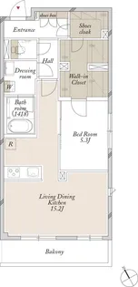 シャーメゾン 舞【3階】の間取り