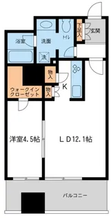 メトロタワー山下町【12階】の間取り