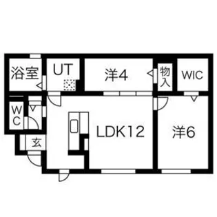 メゾン ラフィーネ【1階】の間取り