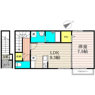 CASA ROSSO【2階】の間取り