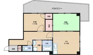 メゾン天美【3階】の間取り