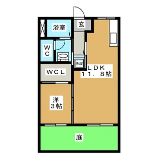 ルミエール A棟【1階】の間取り