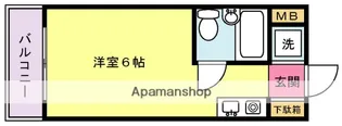 スカイノブレ川崎柳町【7階】の間取り