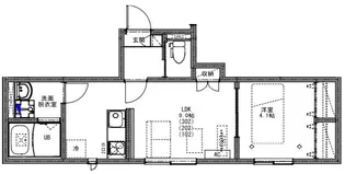 KEIAI RESIDENCE 淵野辺III【1階】の間取り
