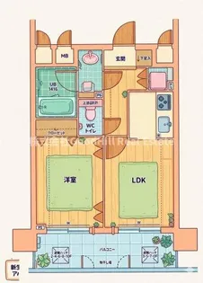 リーガル新大阪駅前【5階】の間取り