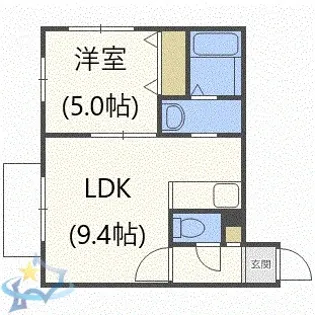 グランディール24軒【1階】の間取り