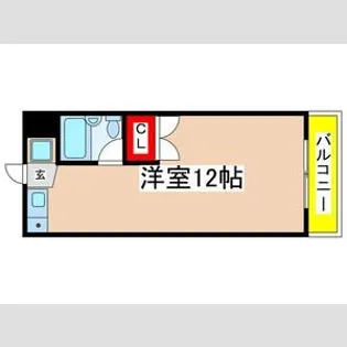 パークサイド樹里【3階】の間取り