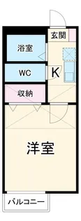 ブランドールJ【1階】の間取り