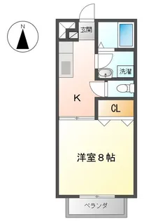 ハイム・ピエルネ C【2階】の間取り