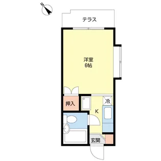 コーポSI【1階】の間取り