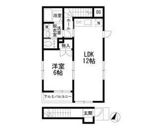 メゾン大岡B【2階】の間取り