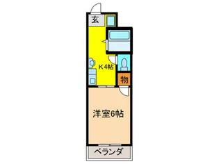 テラ・ガ-デン【1階】の間取り