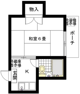 サンライズ鷺宮【2階】の間取り