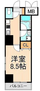 グランフォース上野入谷【3階】の間取り