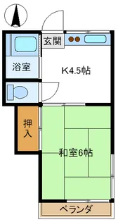 原田コーポ【2階】の間取り