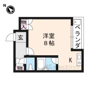 ハイツ立木【3階】の間取り