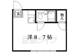 きぬがさビル【3階】の間取り