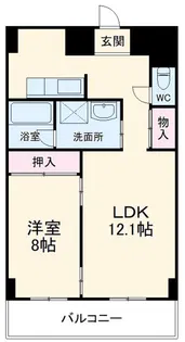 liberal【6階】の間取り