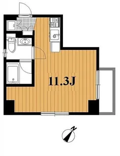 KAWANA APARTMENTII【2階】の間取り