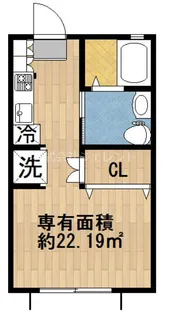 Mine All Mine(マインオールマイン)【3階】の間取り