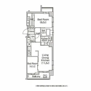 コンフォリア市谷薬王寺【3階】の間取り